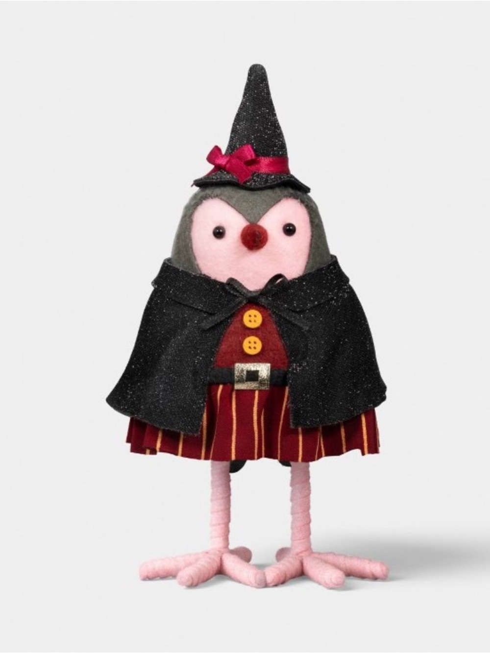 Target Featherly Friends ‘Clauldy’ Halloween Witch Bird wCape Fall Harry Potter